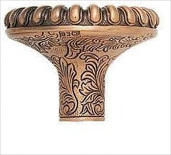 Edgar Berebi 7922/1: 1-11/16 Nantucket Cabinet Knob - Museum Gold Plate