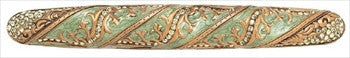 Edgar Berebi 7926/3: 5 cc Portland Cabinet Pull - Swarovski Crystal/Museum Gold Plate