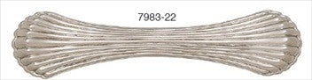Edgar Berebi 7983/22: 3-1/2" cc Barrington Cabinet Pull - Satin Nickel