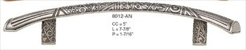 Edgar Berebi 8012an: 5 cc Cooper Cabinet Pull - Antique Nickel