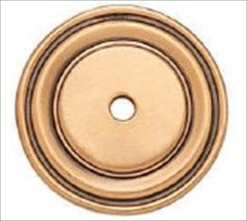 Edgar Berebi 8029/1: 1-9/16 Round Back Plate - Museum Gold Plate