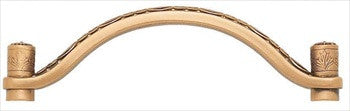 Edgar Berebi 8033/9: 5 cc York Cabinet Pull - Swarovski Crystal/Museum Gold Plate