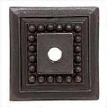 Edgar Berebi 8039/44: 1-1/4" Square Back Plate - Oiled Bronze