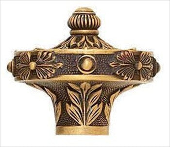 Edgar Berebi 8067/1: 1-5/8 Nantucket Cabinet Knob - Museum Gold Plate