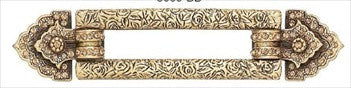 Edgar Berebi 8069bb: 3-1/2" cc Kingsbury Cabinet Pull - Swarovski Crystal/Burnished Brass