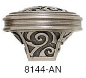 Edgar Berebi 8144an: 1-3/8 Moderne Cabinet Knob - Antique Nickel