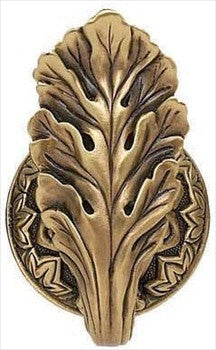 Edgar Berebi 8195/1: 2-5/8" Louis XV Leaf Cabinet Knob - Museum Gold Plate