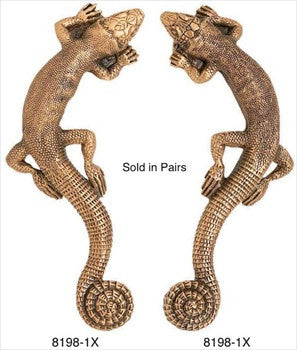 Edgar Berebi 8198/1x: 3-1/2" cc Bali II Cabinet Pull (pair) - Museum Gold Plate