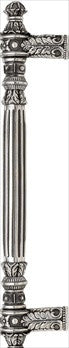 Edgar Berebi 8200/6: 8 cc Nantucket Appliance Pull - Burnished Silver Plate