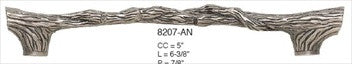 Edgar Berebi 8207an: 5 cc Arts & Crafts Oak Park Cabinet Pull - Antique Nickel