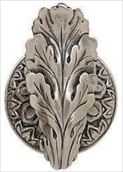 Edgar Berebi 8224an: 1-3/4 Louis XV Cabinet Knob - Antique Nickel