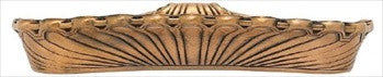 Edgar Berebi 8226/1: 3-1/2" cc Federal Cabinet Pull - Museum Gold Plate