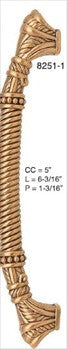 Edgar Berebi 8251/1: 5 cc Americana Cabinet Pull - Museum Gold Plate