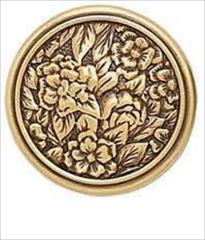 Edgar Berebi 8308bb: 1-1/4 Nantucket Cabinet Knob - Burnished Brass
