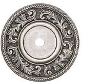 Edgar Berebi 8316/6: 1-7/16 Geneve Back Plate - Burnished Silver Plate