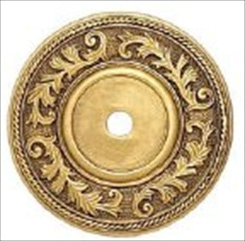 Edgar Berebi 8316fg: 1-7/16 Geneve Back Plate - Florentine Gold Plate