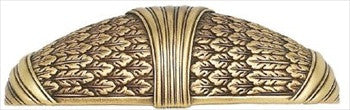 Edgar Berebi 8322bb: 3-1/2" cc Rookwood Bin Cabinet Pull - Burnished Brass