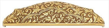 Edgar Berebi 8329fg: 3-1/2" cc Glendale Bin Cabinet Pull - Florentine Gold Plate