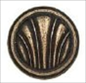 Edgar Berebi 8342ab: 13/16 Nantucket Jewel Cabinet Knob - Artisan Brass