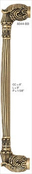 Edgar Berebi 8344bb: 8 cc Geneve Cabinet Pull - Burnished Brass
