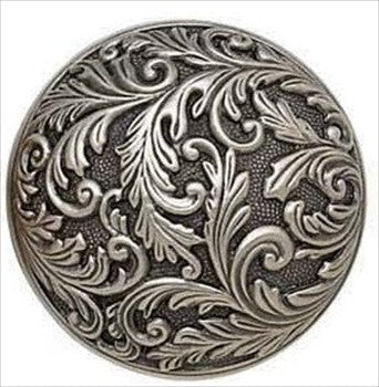 Edgar Berebi 8369an: 1-3/4 Glendale Cabinet Knob - Antique Nickel