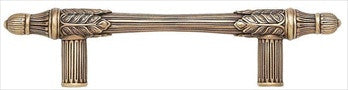 Edgar Berebi 8370bb: 3-1/2" cc Hampton Cabinet Pull - Burnished Brass