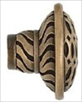 Edgar Berebi 8371bb: 1-1/4 Milan Oval Cabinet Knob - Burnished Brass