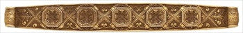 Edgar Berebi 8375fg: 5 cc Portsmouth Cabinet Pull - Florentine Gold Plate
