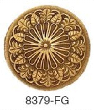 Edgar Berebi 8379fg: 1-5/16 Wellington Cabinet Knob - Florentine Gold Plate