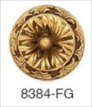 Edgar Berebi 8384fg: 15/16 Tremont Cabinet Knob - Florentine Gold Plate