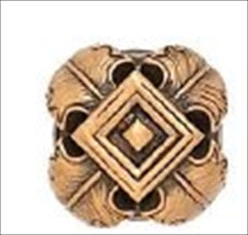 Edgar Berebi 8392/1: 7/8 Hollis Cabinet Knob - Museum Gold Plate