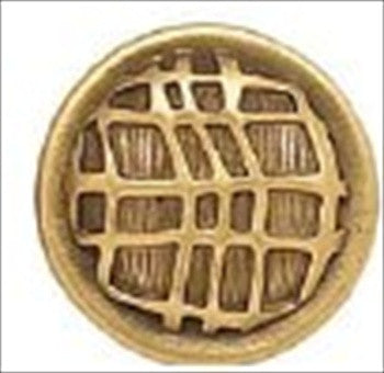 Edgar Berebi 8406fg: 1 Linen Weave Cabinet Knob - Florentine Gold Plate