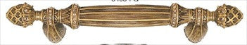 Edgar Berebi 8408fg: 3-1/2" cc Thames Cabinet Pull - Swarovski Crystal/Florentine Gold Plate