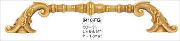 Edgar Berebi 8410fg: 5 cc Cambridge Cabinet Pull - Florentine Gold Plate