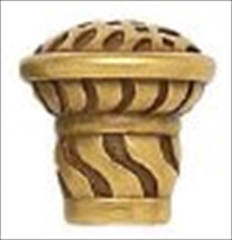 Edgar Berebi 8416fg: 13/16 Milan Cabinet Knob - Florentine Gold Plate