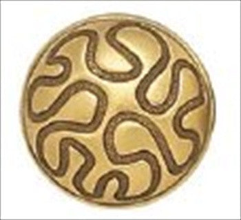 Edgar Berebi 8421fg: 1 Ruffles Cabinet Knob - Florentine Gold Plate