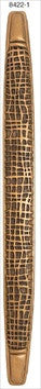 Edgar Berebi 8422/1: 8 cc Linen Weave Cabinet Pull - Museum Gold Plate