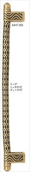 Edgar Berebi 8447bb: 8 cc Milan Cabinet Pull - Burnished Brass