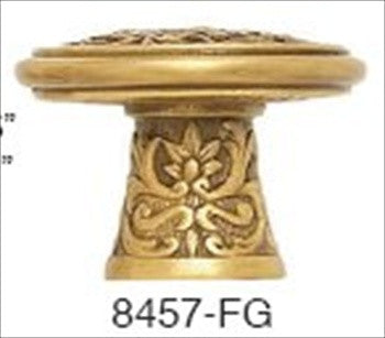Edgar Berebi 8457fg: 1-7/16 Glendale Court Cabinet Knob - Florentine Gold Plate