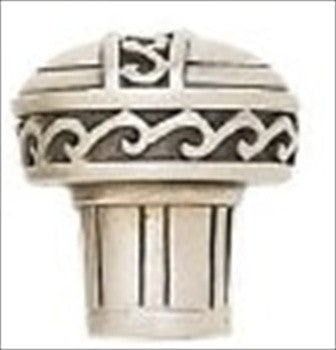 Edgar Berebi 8462ms: 1" Greco Cabinet Knob - Matte Sterling Silver