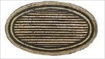 Edgar Berebi 8471ab: 1-1/2 Cambridge Oval Cabinet Knob - Artisan Brass