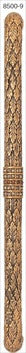Edgar Berebi 8500/9: 8 cc Nantucket Appliance Pull - Swarovski Crystal/Museum Gold Plate