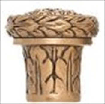 Edgar Berebi 8502/9: 13/16 Nantucket Cabinet Knob - Swarovski Crystal/Museum Gold Plate