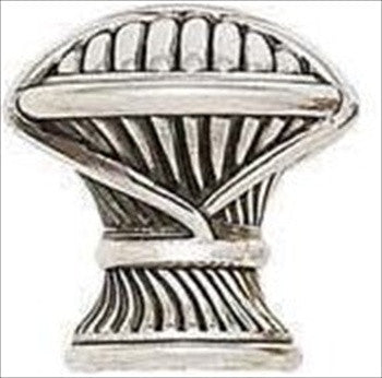 Edgar Berebi 8641/6: 1" Westport Cabinet Knob - Burnished Silver Plate
