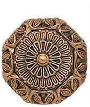 Edgar Berebi 8648/1: 1-1/8 Paris Cabinet Knob - Museum Gold Plate