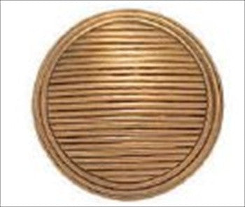 Edgar Berebi 8649/1: 1-1/8 Cambridge Cabinet Knob - Museum Gold Plate
