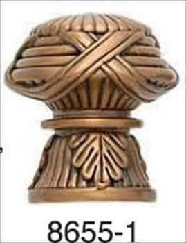 Edgar Berebi 8655/1: 15/16 Hyde Park Cabinet Knob - Museum Gold Plate