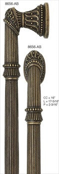 Edgar Berebi 8656ab: 16 cc Empire Appliance Pull - Artisan Brass