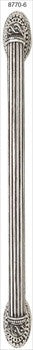Edgar Berebi 8770/6: 8 cc Empire Appliance Pull - Burnished Silver Plate