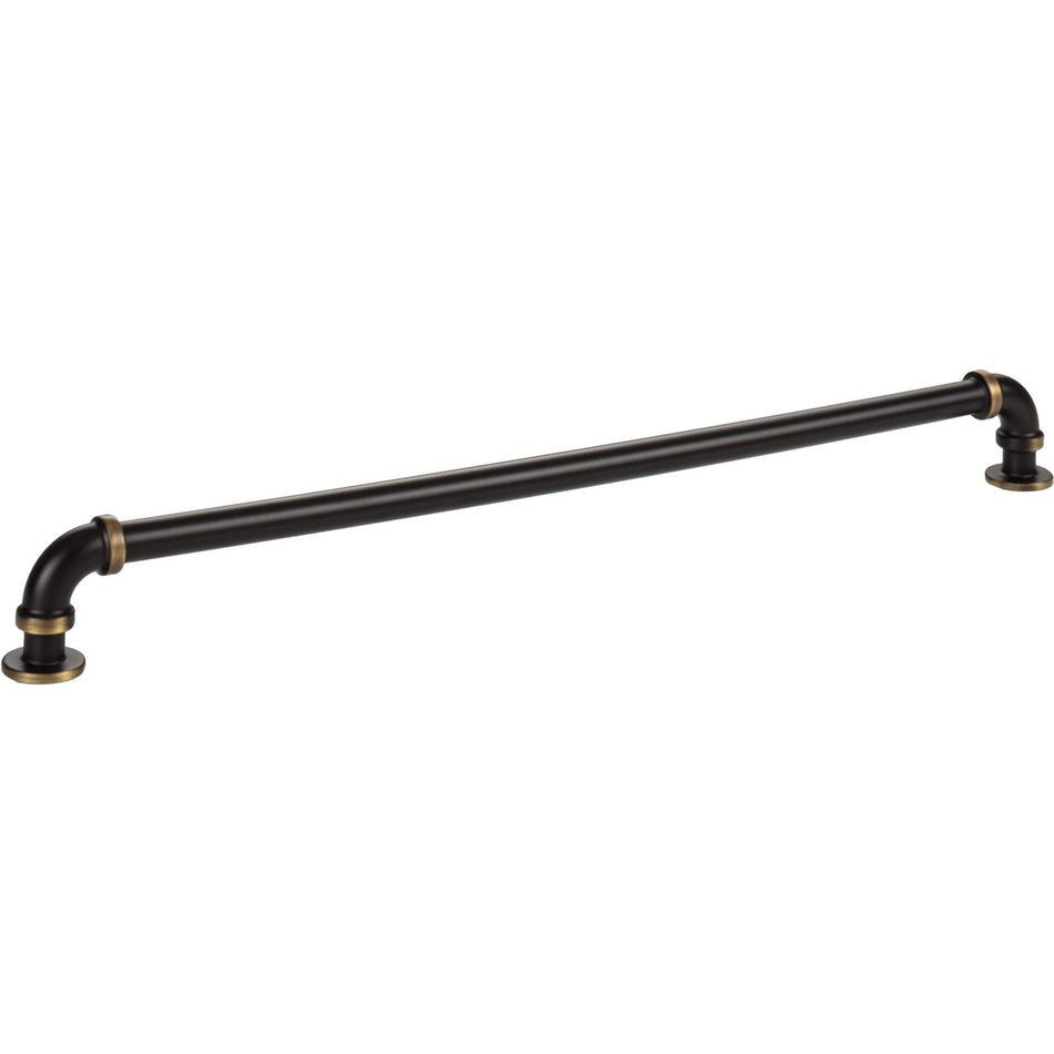 Atlas 434-CFB: 12" cc Steam Punk Cabinet Pull - Cafe Bronze
